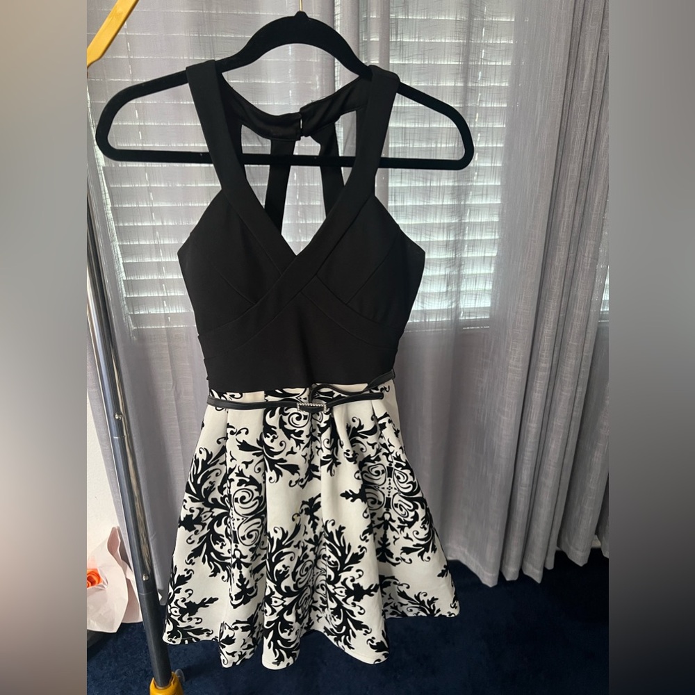 formal dress with belt